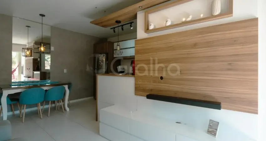 Apartamento de 71m² com 2 quartos sendo 1 suíte no saco grande