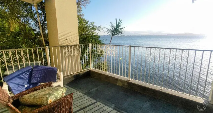 Maravilhosa casa com vista mar e 3 suítes em cacupé em florianópolis