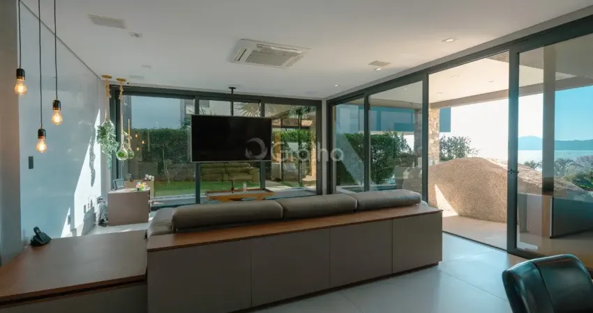 Maravilhosa casa de 435m² com 4 suítes em cacupé em florianópolis