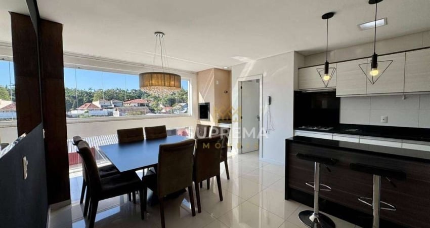 Apartamento com 3 dormitórios, 117 m² - venda por R$ 790.000 ou aluguel por R$ 4.200/mês - América - Joinville/SC