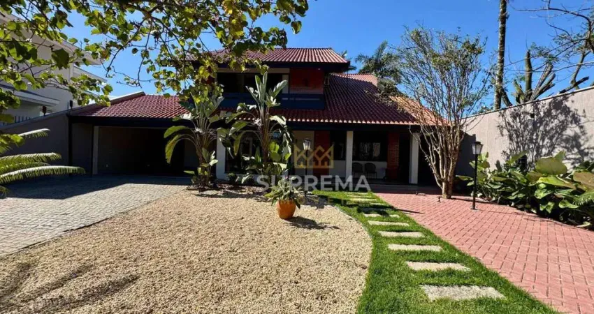 Casa mbiliada com 4 suítes à venda, 440 m² por r$ 2.990.000 - américa - joinville/sc