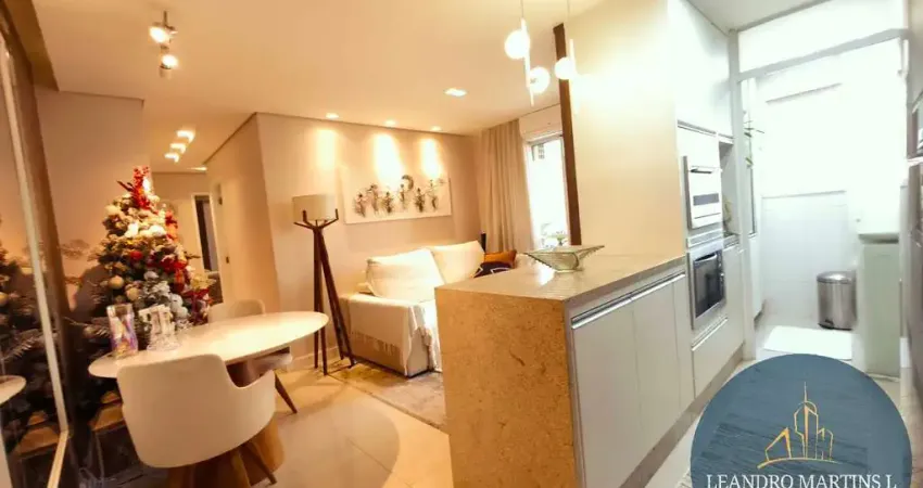 Apartamento à venda com 60 m², mobiliado - 02 dormitórios em campo grande -