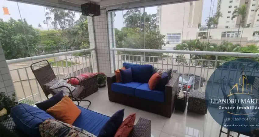Apartamento à venda com 117 m² e 04 dormitórios em campo grande - sp