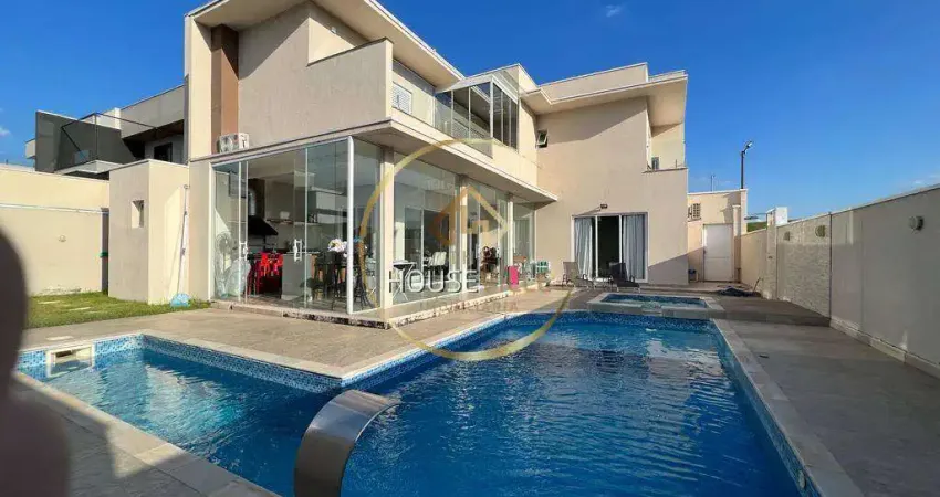 Casa sobrado, 4 dormitórios (2 suítes) condomínio monaco urbanova - sjc. 