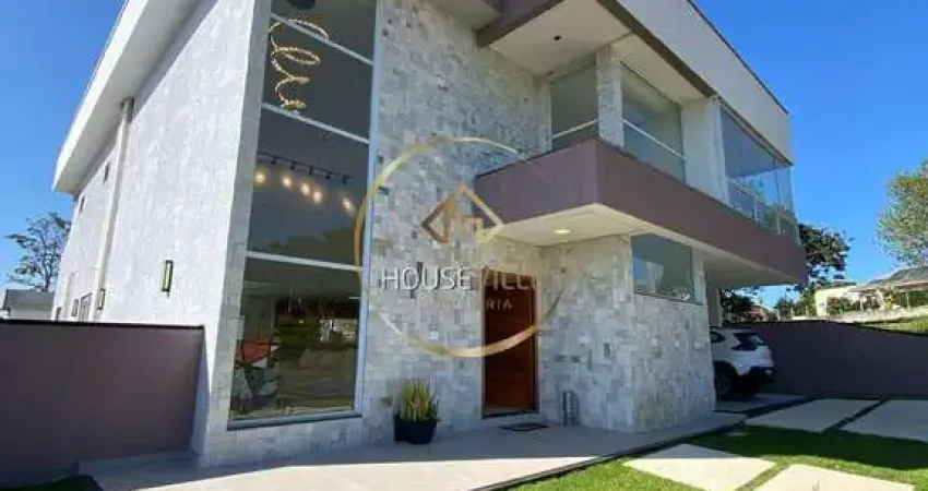 Casa em condomínio, 5 suítes, recanto santa bárbara, jambeiro/sp