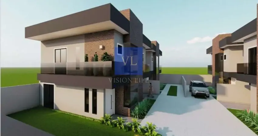 Residencial santos dumont: sobrados individuais de 3 quartos no cajuru, curitiba - a partir de r$699.000,00