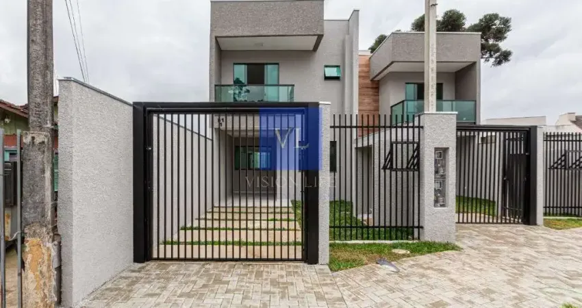 Sobrado à venda no uberaba - 2 quartos, 2 suítes e 2 vagas de garagem em curitiba-pr!