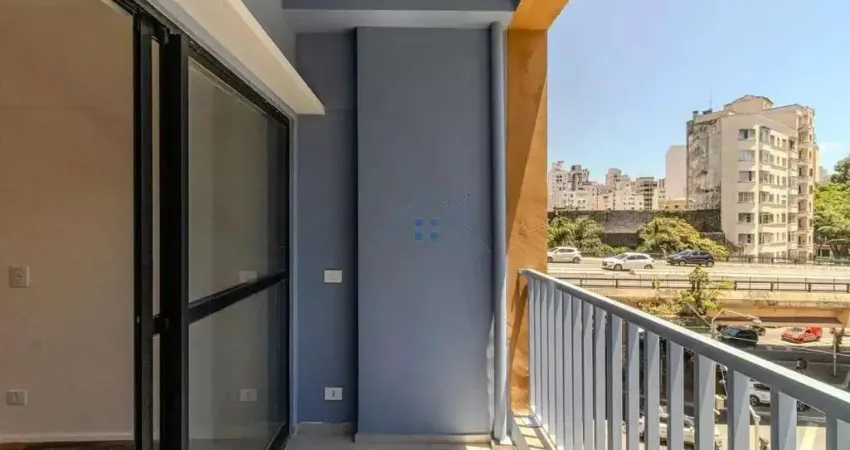 Studio na república com 33m² - aceita pet - sem fiador ou dep caução