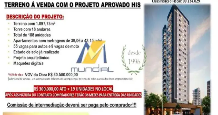 “Essa é a chance de multiplicar seu patrimônio com um projeto pronto pra construir!'