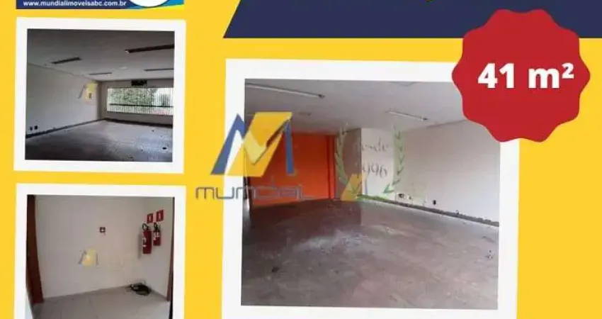 Sala comercial para alugar no Jardim, Santo André