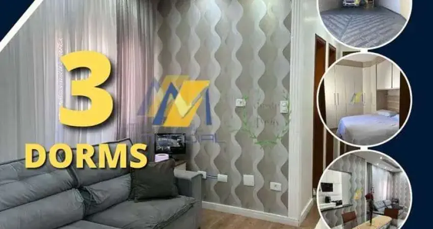 Apartamento com 3 quartos à venda na Vila Pires, Santo André 