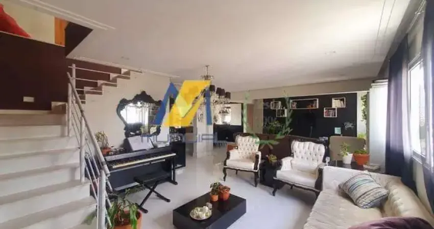 Luxuosa cobertura tríplex a venda com 3 suítes, 4 vagas em são caetano