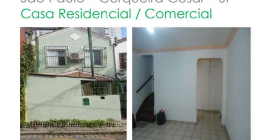 Casa comercial com 1 sala para alugar na Rua Alcides Pertiga, Cerqueira César, São Paulo
