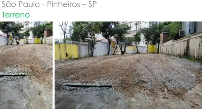 “Terreno em Pinheiros pronto pra faturar — e com metrô na porta!'