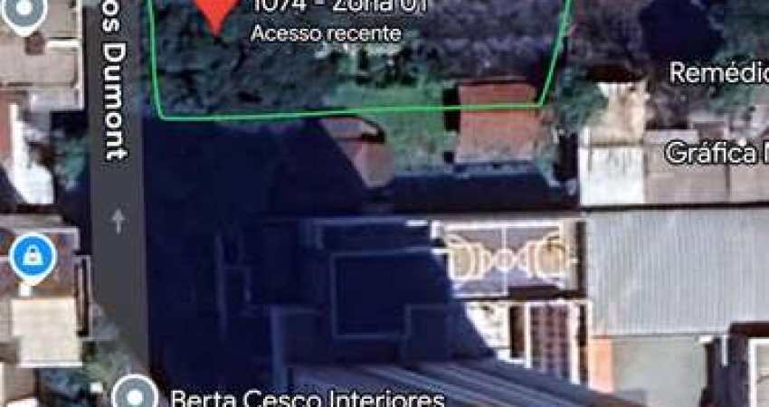 Terreno comercial à venda na Rua Santos Dumont, 1074, Zona 01, Maringá