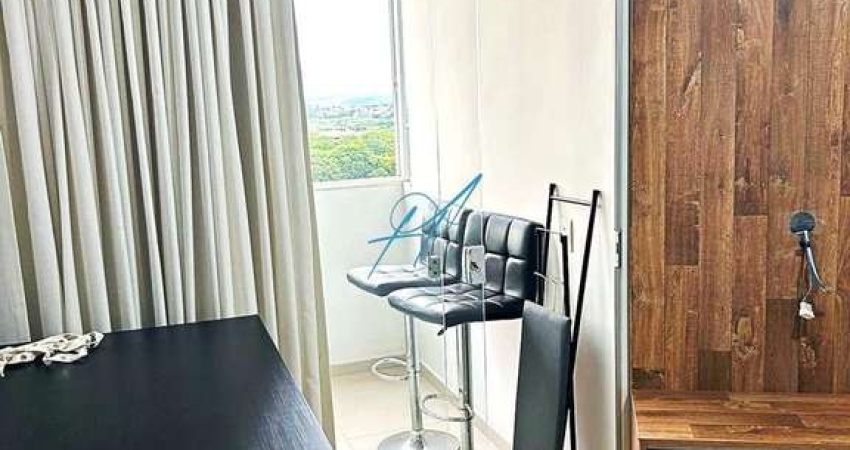 Ótimo investimento apartamento mobiliado com sacada, vista livre