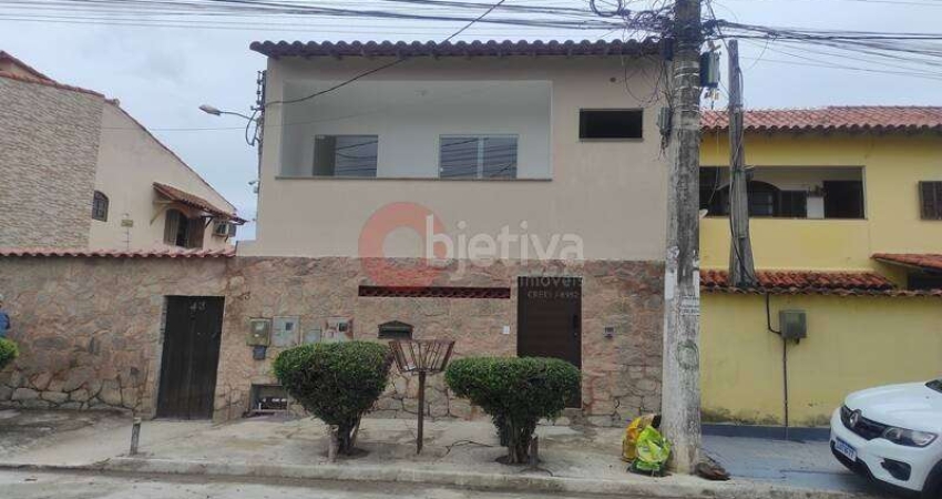 Apartamento linear em pavimento superior, 1 quarto, Palmeiras - Cabo Frio