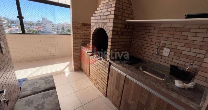 Cobertura duplex, 2 suítes, 1 vaga, mobiliada, Braga - Cabo Frio