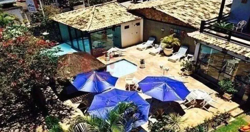 Pousada com 35 quartos à venda, 980 m²  - vila nova - cabo frio/rj