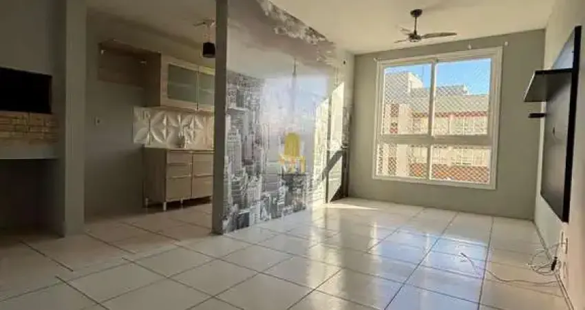 Apartamento semimobiliado com churrasqueira e portaria 24h no centro de novo hamburgo - venda