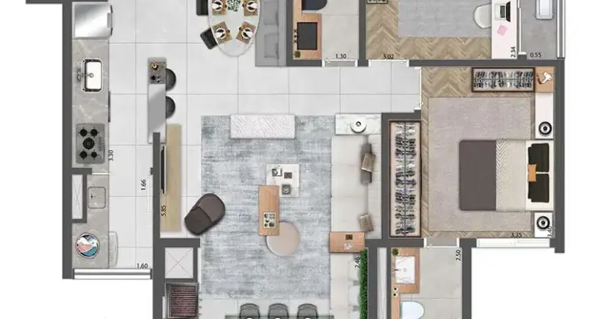Apartamento com 2 quartos à venda na Rua Sapetuba, 228, Butantã, São Paulo