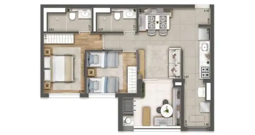 Apartamento com 2 quartos à venda na Avenida Guapira, 117, Tucuruvi, São Paulo