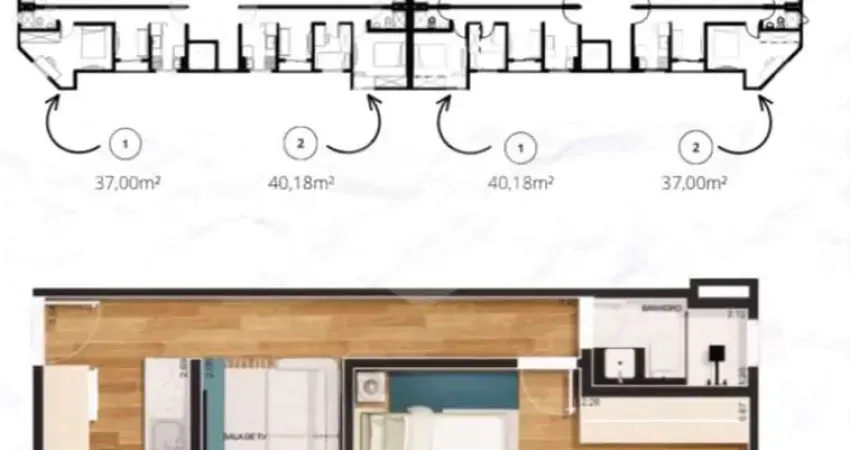 Apartamento com 1 quarto à venda na Rua Sargento Sílvio Nunes Miranda, 3, Parque Peruche, São Paulo