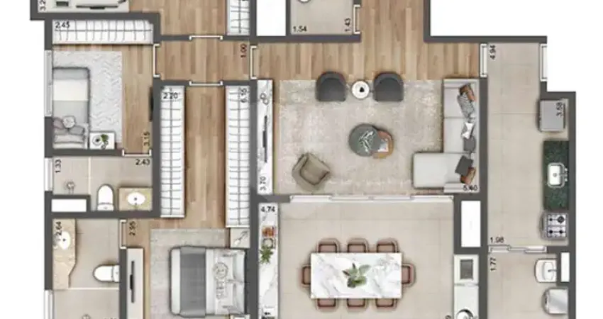 Apartamento com 3 quartos à venda na Avenida Nova Cantareira, 2500, Tucuruvi, São Paulo