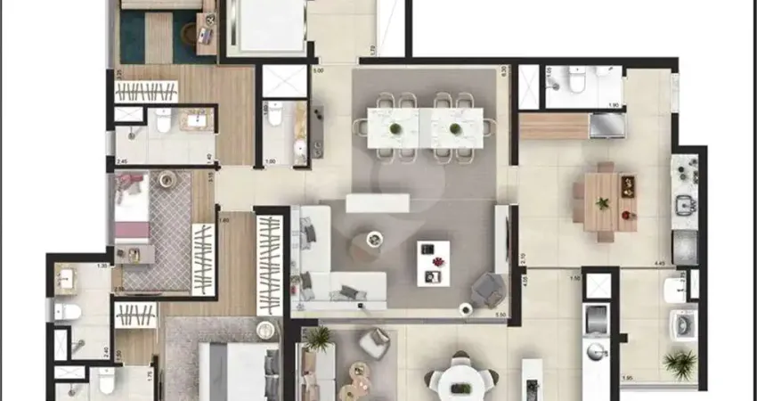 Apartamento com 4 quartos à venda na Avenida Professor Francisco Morato, 370, Butantã, São Paulo