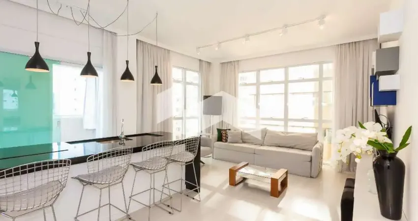 Apartamento mobiliado e decorado para locação no batel | alto padrão