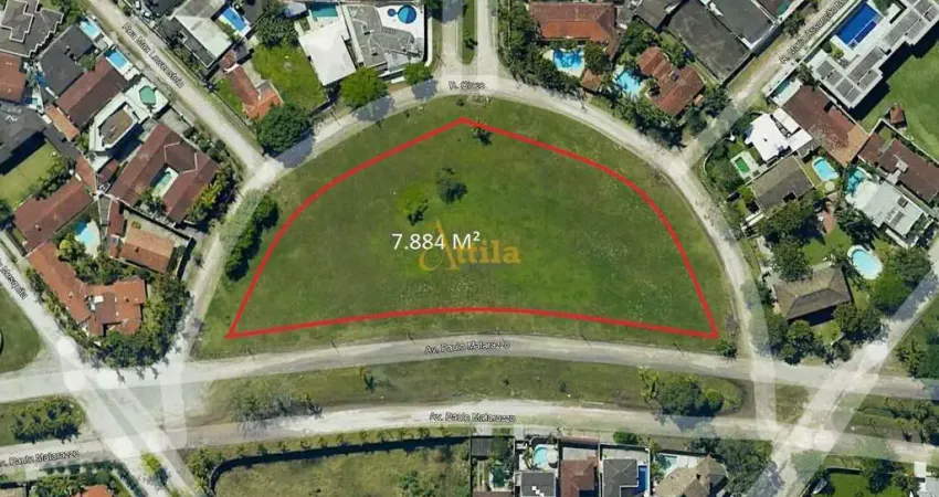 Terreno 7.884m², 250mts praia, residencial ou comercial