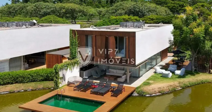 Casa de alto padrão em fazenda boa vista, porto feliz - 4 suítes e lazer completo