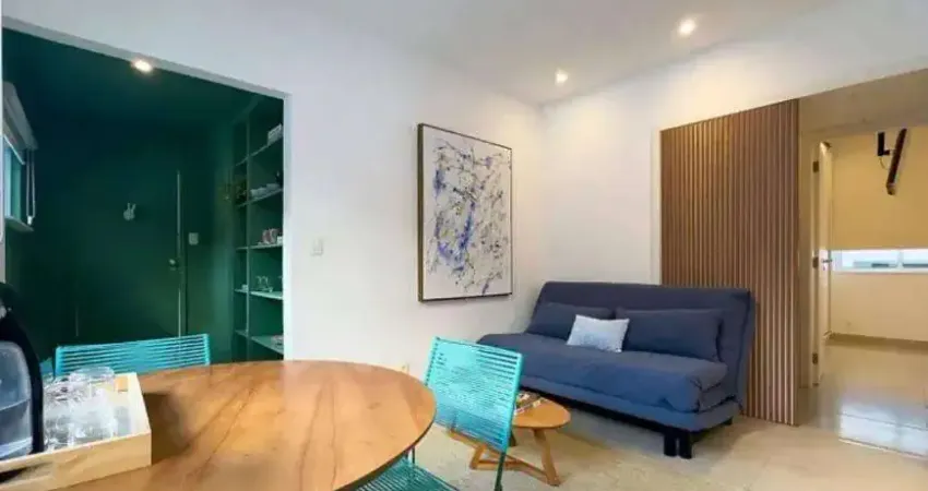 Apartamento no Leblon, 1 Quarto Suíte, 60 m², Fundos, Av Visconde de Albuquerque