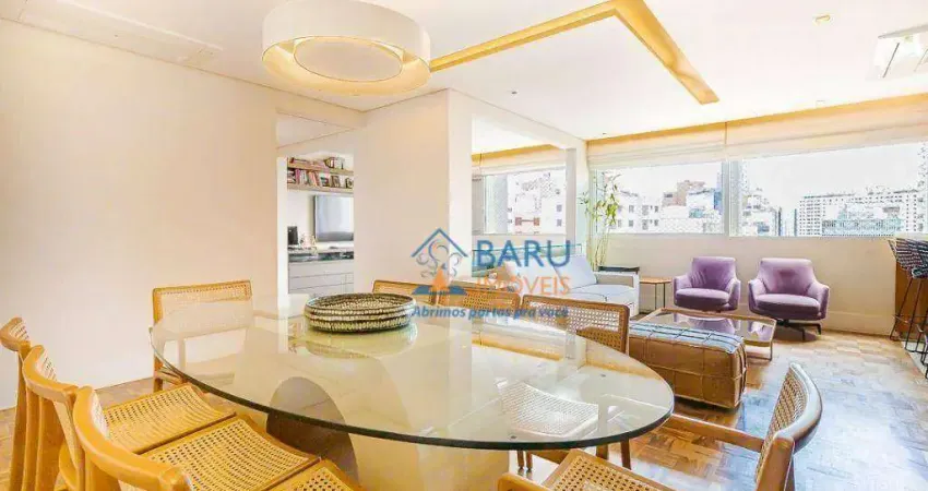 Apartamento com 3 dormitórios à venda, 110 m² - higienópolis - são paulo/sp