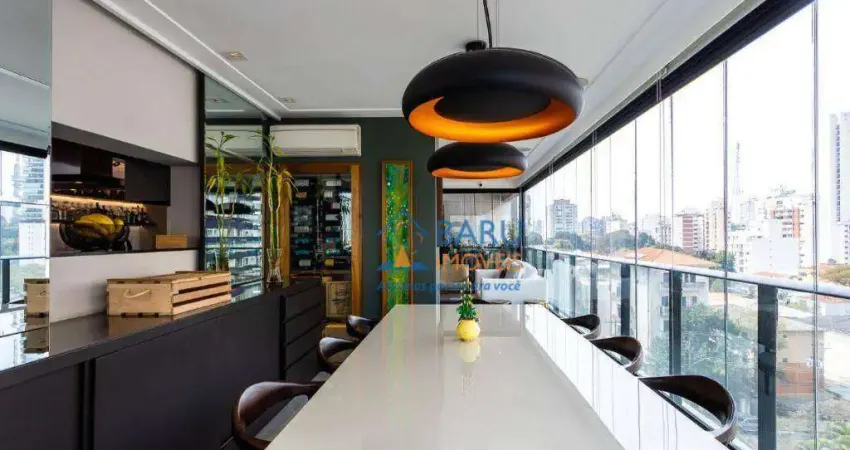 Apartamento com 2 dormitórios à venda, 140 m² por r$ 2.499.900,00 - perdizes - são paulo/sp