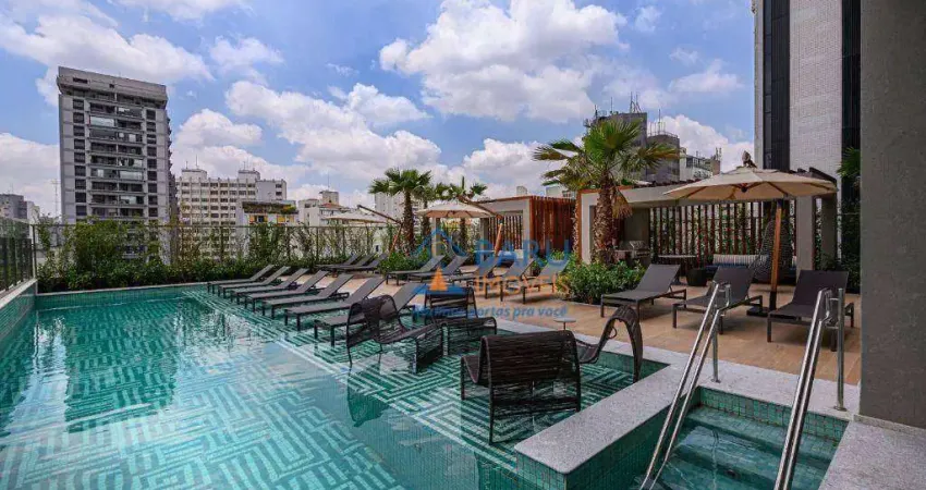 Apartamento para alugar, 37 m² por r$ 7.148,29/mês - santa cecília - são paulo/sp