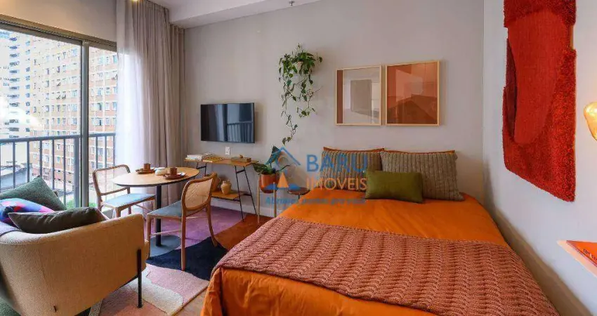 Studio para alugar, 25 m² por r$ 3.981,17/mês - santa cecília - são paulo/sp