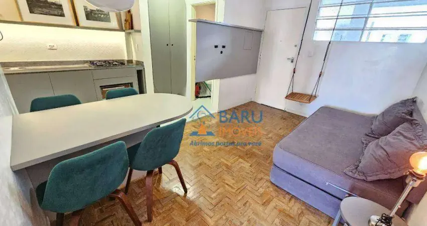 Apartamento com 1 dormitório à venda, 45 m² por r$ 460.000,00 - santa cecilia - são paulo/sp