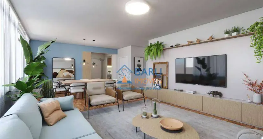 Apartamento com 3 dormitórios à venda, 155 m² por r$ 2.100. - jardins - são paulo/sp