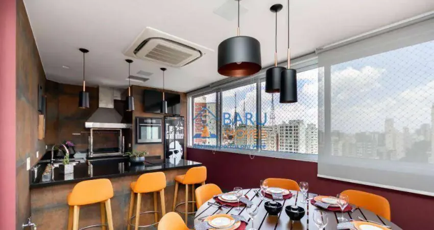 Cobertura com 3 dormitórios à venda, 227 m² por r$ 3.220.000,00 - perdizes - são paulo/sp