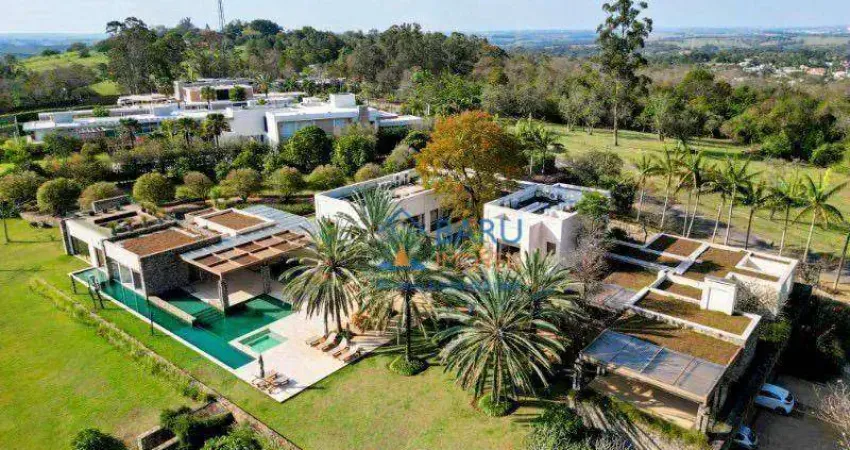 Casa com 6 dormitórios à venda, 3600 m² por r$ 40.000.000 - condomínio fazenda vila real de itu - itu/sp