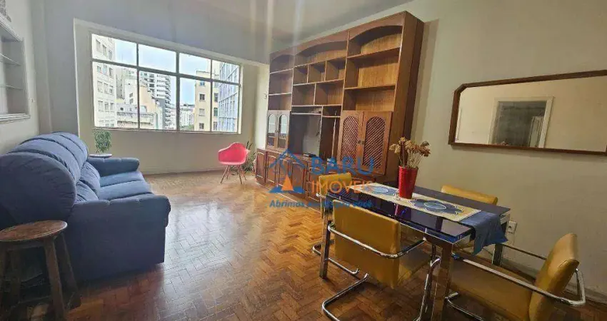 Apartamento mobiliado para locação em Santa Cecília – 81 m²/ 2 dormitorios