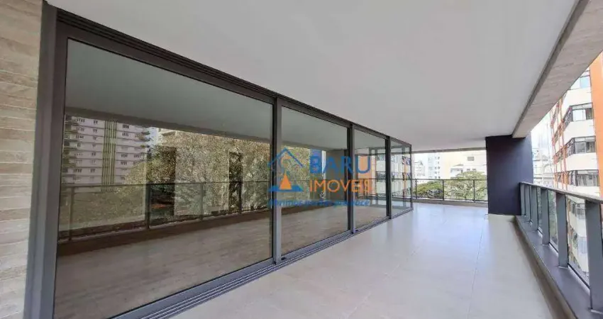 Apartamento com 344 m², 4 dormitórios (todos suítes) e 5 vagas, à venda por R$ 7.680.000 - Higienópolis - São Paulo/SP