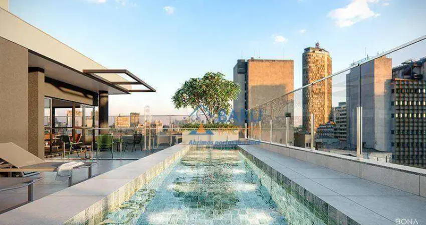 Studio com 1 dormitório à venda, 31 m² por r$ 395.000,00 - república - são paulo/sp