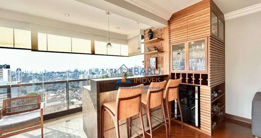 Apartamento com 4 dormitórios à venda, 220 m² por r$ 3.000.000 - perdizes - são paulo/sp