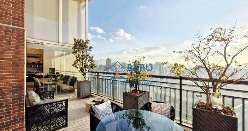 Cobertura com 4 dormitórios à venda, 358 m² por r$ 7.500.000,00 - perdizes - são paulo/sp