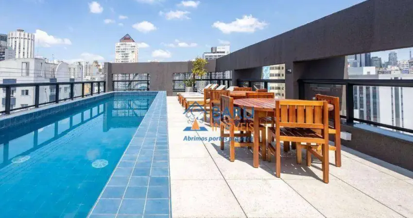 Studio com 1 dormitório à venda, 22 m² por r$ 275.000 - santa cecília - são paulo/sp