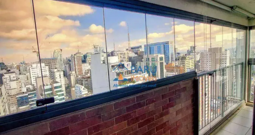 Apartamento com 1 dormitório para alugar, 36 m² por r$ 4.443,00/mês - cerqueira césar - são paulo/sp