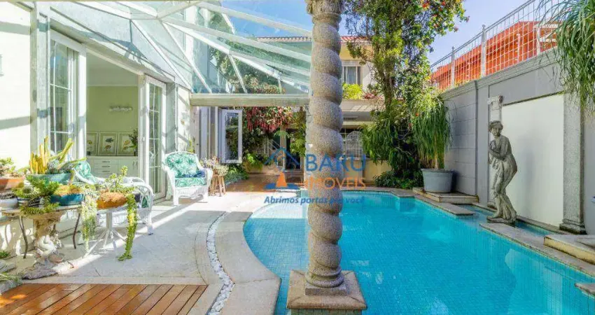 Casa com 5 dormitórios à venda, 572 m² por r$ 12.000.000 - jardim luzitânia - são paulo/sp