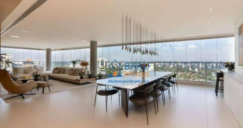 Apartamento com 4 dormitórios à venda, 268 m² por r$ 12.800.000 - pinheiros - são paulo/sp